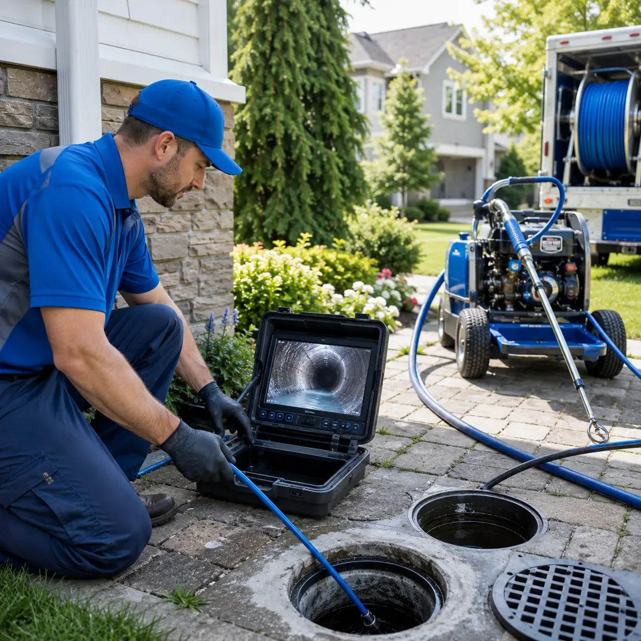 Outdoor drain cleaning professionals serving Ashley, MI